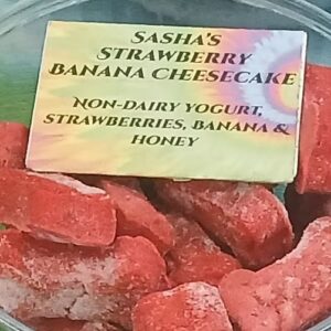 Sasha’s Strawberry Banana Cheesecake