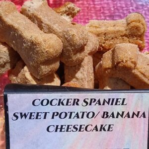 Cocker Spaniel Sweet Potato Banana Cheesecake
